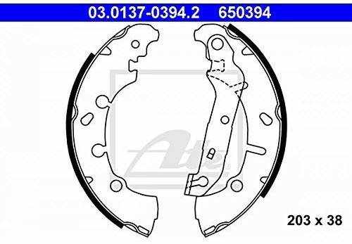 ATE 03.0137-0394.2 Bremsbackensatz Auto-Bremsanlagen