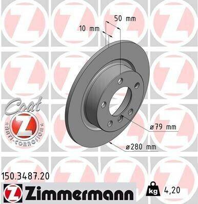 Zimmermann 150.3487.20 Auto-Bremsanlagen