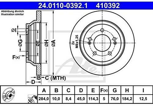 ATE 24.0110-0392.1 Auto-Bremsanlagen