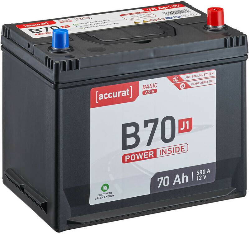 Accurat Basic Asia B70 J1 Autobatterien