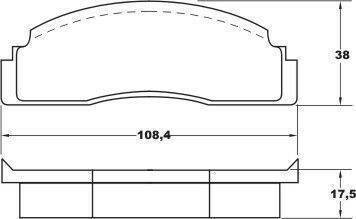 ABS All Brake Systems Bremsbelagsatz Scheibenbremse vorne rechts links für Ford Fiesta (36113) Auto-Bremsanlagen